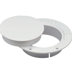 Marinco N10864DW Snap-In 4" Deck Plate | Blackburn Marine Vents